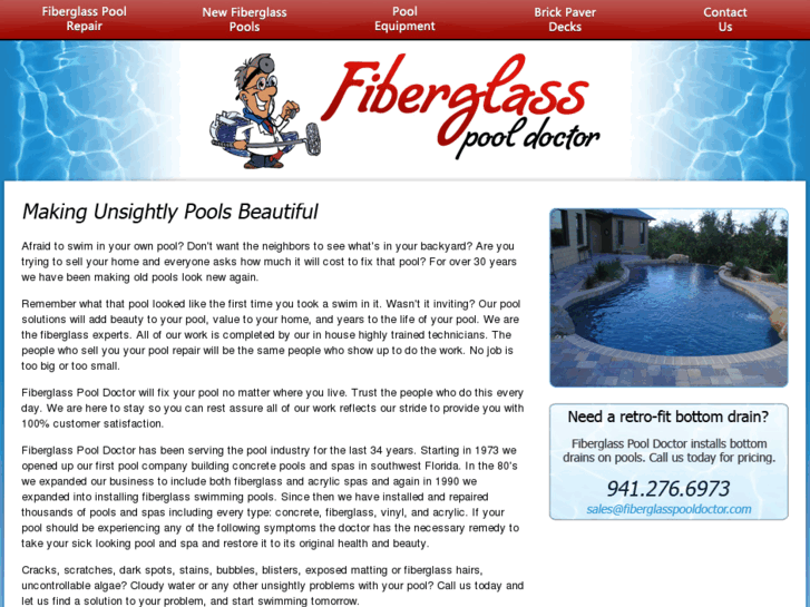 www.fiberglasspooldoctor.com