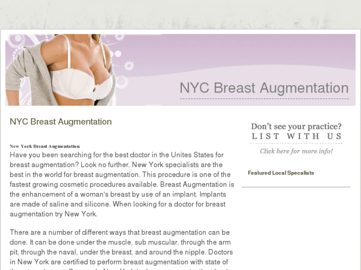 www.nycbreastaugmentation.net