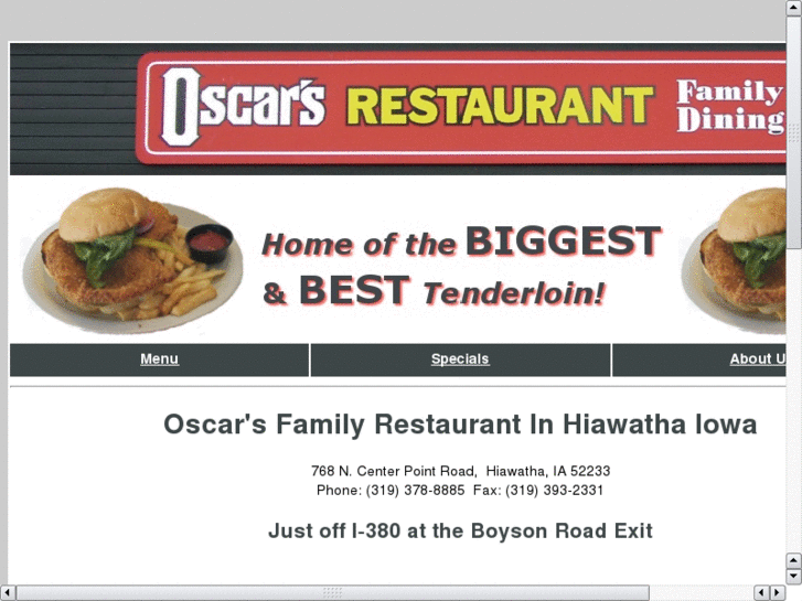 www.oscarsfamilydining.com