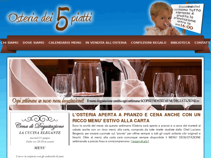 www.osteriadei5piatti.com