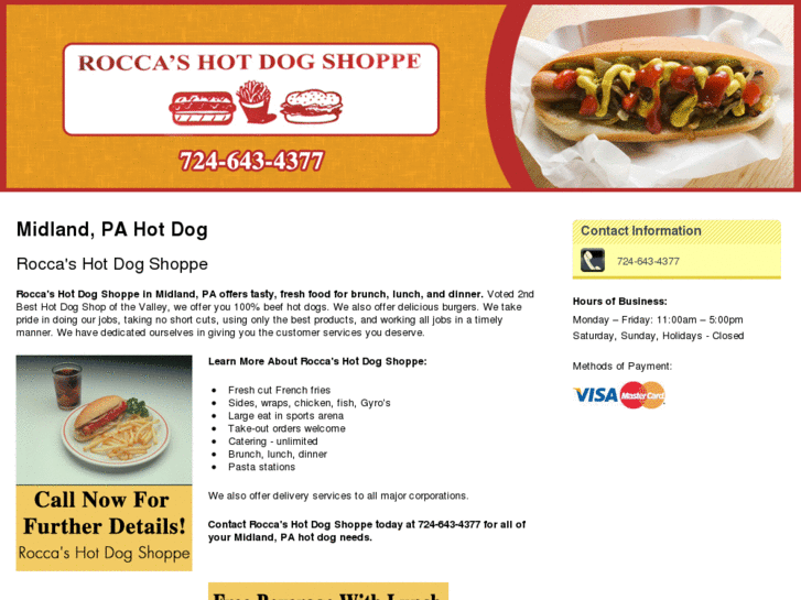 www.roccashotdogshoppe.com