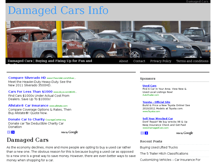 www.damagedcarsinfo.com