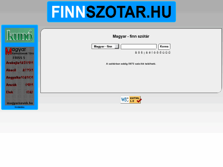 www.finnszotar.hu