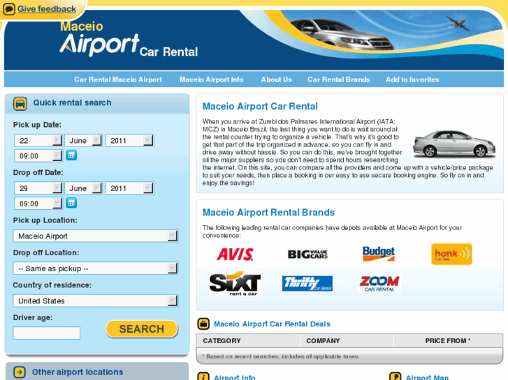 www.maceioairportcarrental.com