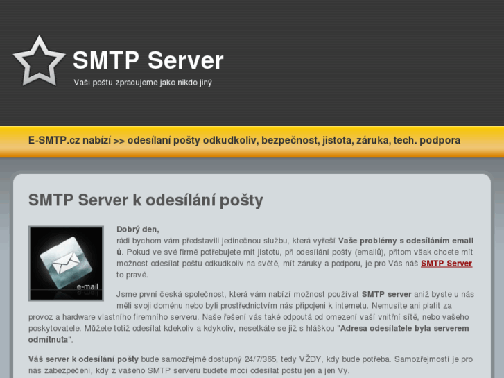 www.smtp-server.cz