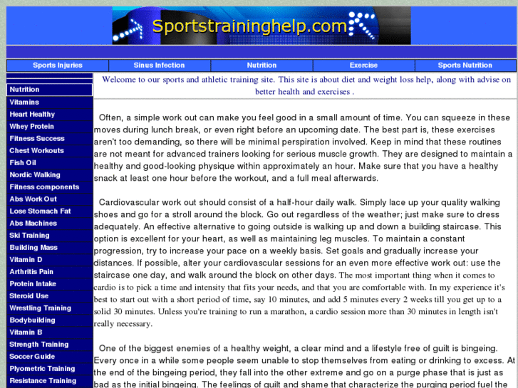 www.sportstraininghelp.com