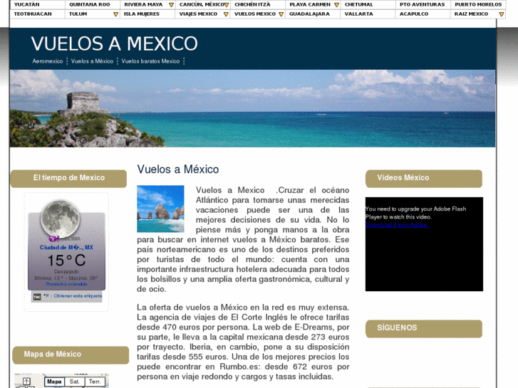 www.vuelosamexico.es