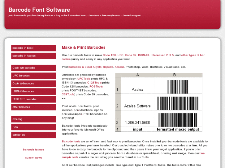 www.barcodefontsoftware.com