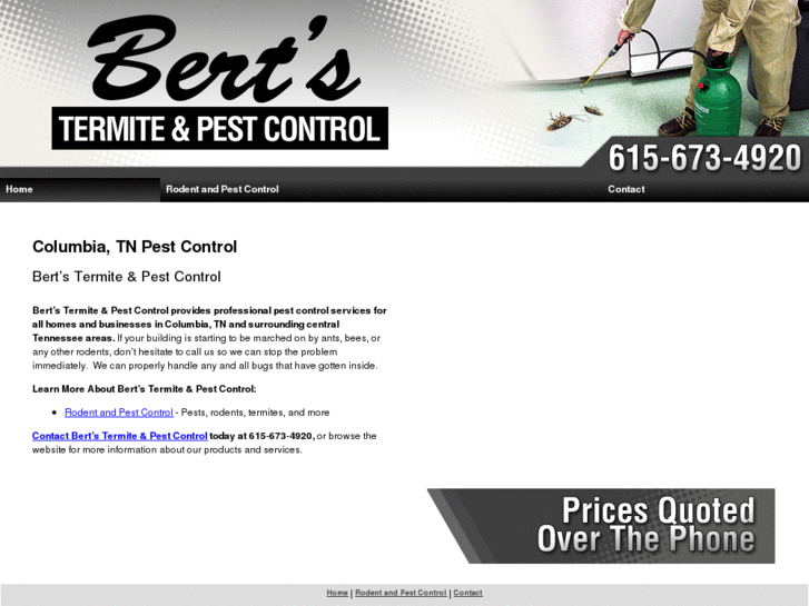 www.bertstermiteandpestcontrol.com