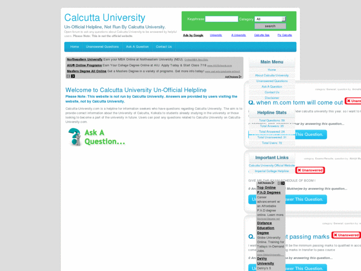 www.calcutta-university.com