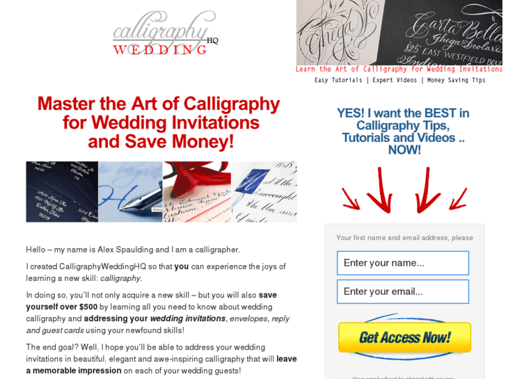 www.calligraphyweddinghq.com