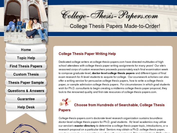 www.college-thesis-papers.com