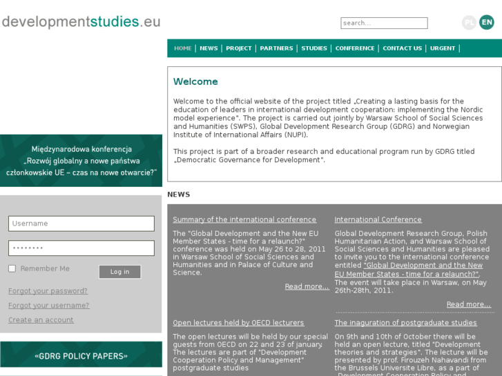 www.developmentstudies.eu