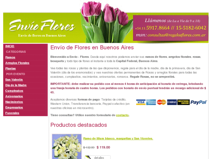 www.envio-flores.com.ar