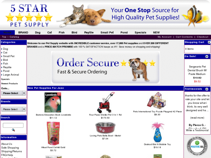 www.fivestarpetsupply.com