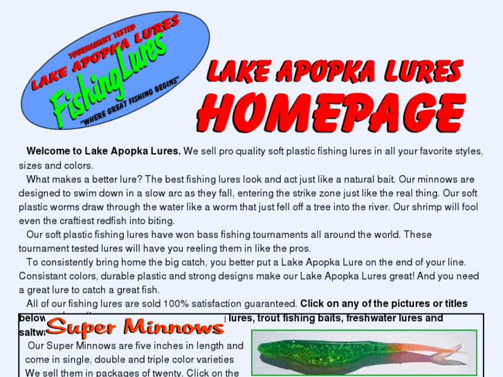 www.lakeapopkalures.com