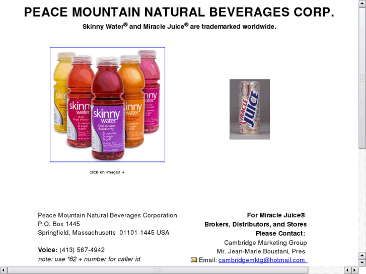 www.miraclebeverages.info