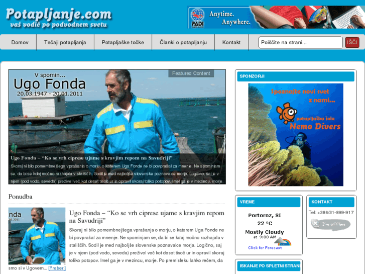 www.potapljanje.com