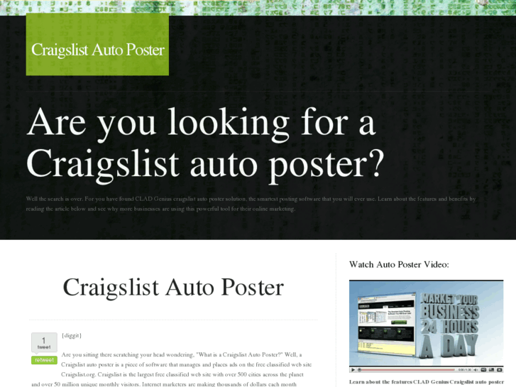 www.thecraigslistautoposter.com