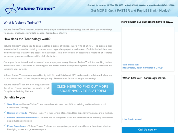 www.volumetrainer.com