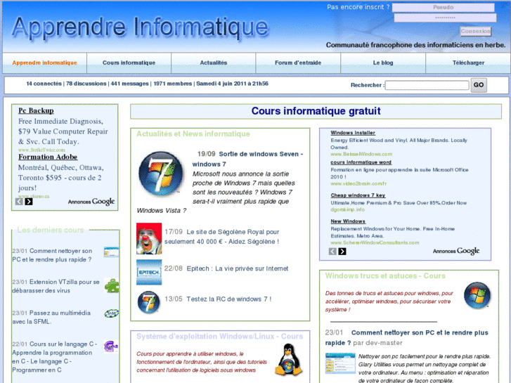 www.apprendreinformatique.net