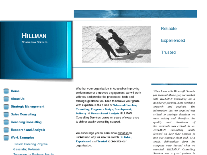 www.hillmanconsultingservices.com