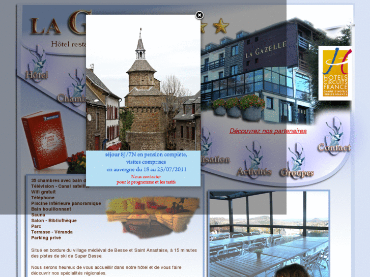 www.lagazelle-hotel-restaurant-besse.fr
