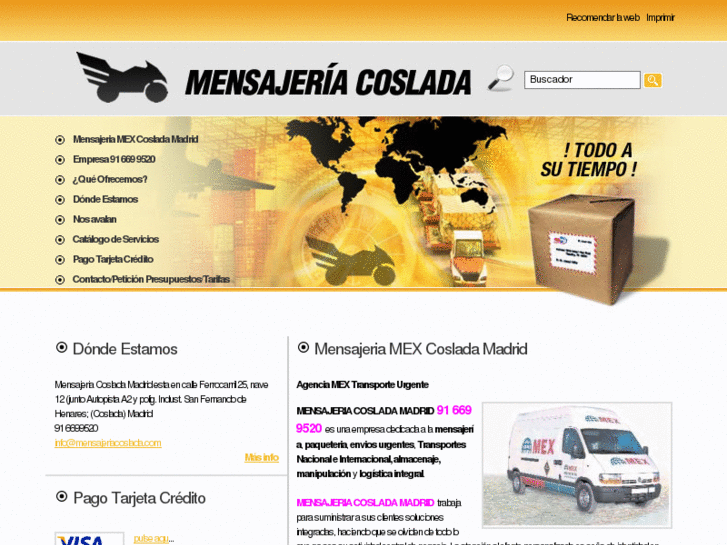 www.mensajeriacoslada.com