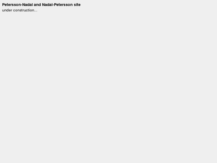 www.nadal-petersson.com