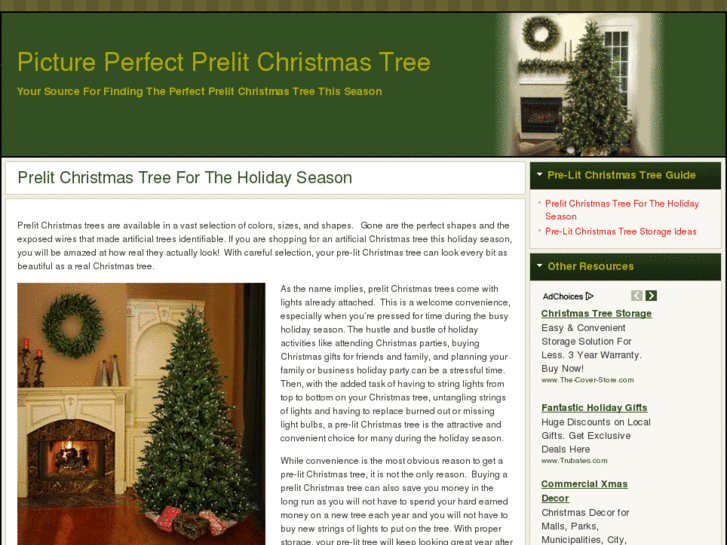 www.prelitchristmastree.org