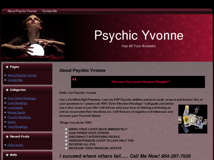 www.psychicyvonne.com