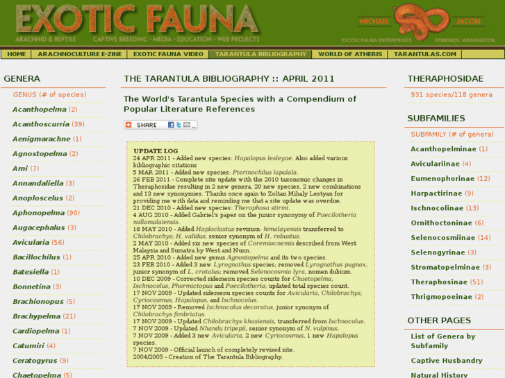 www.tarantulabibliography.net