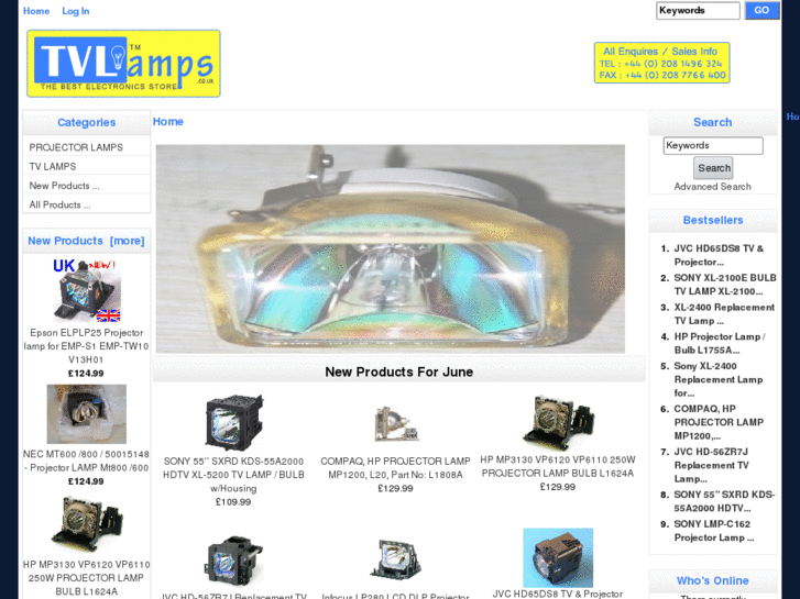 www.tvlamps.co.uk