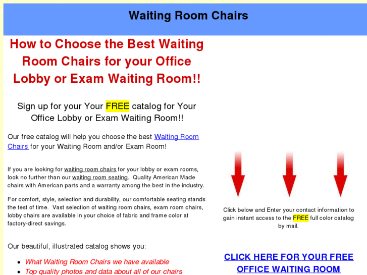 www.waitingroomchair.com