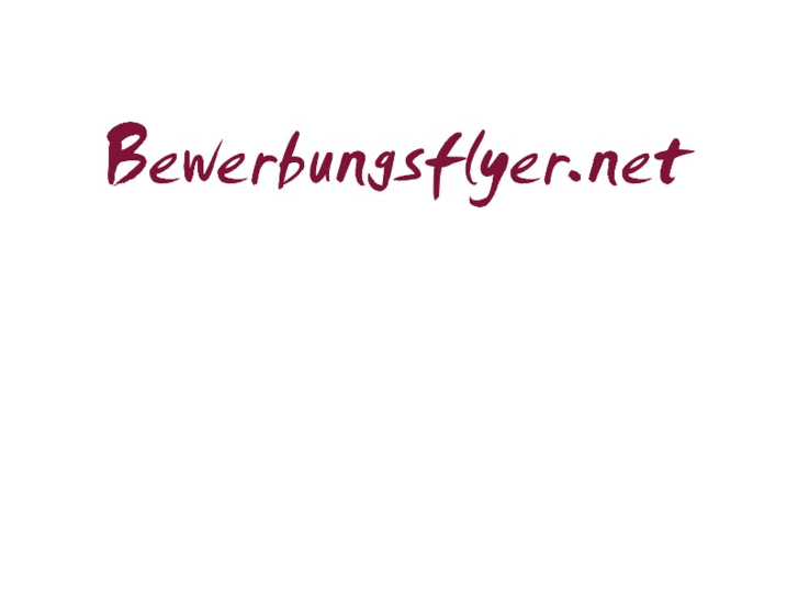 www.bewerbungsflyer.net