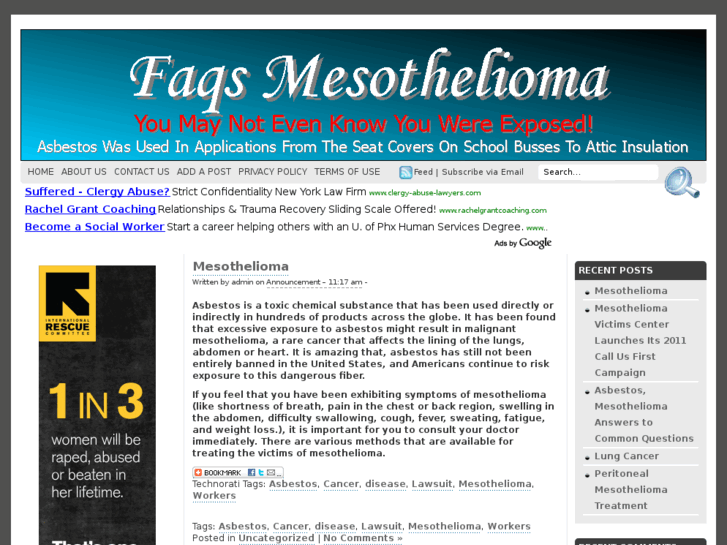 www.faqs-mesothelioma.com