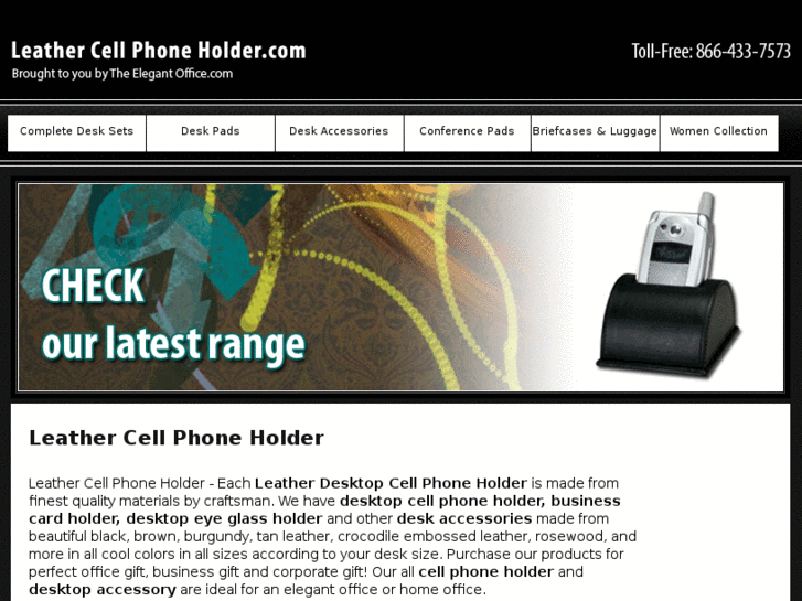 www.leathercellphoneholder.com