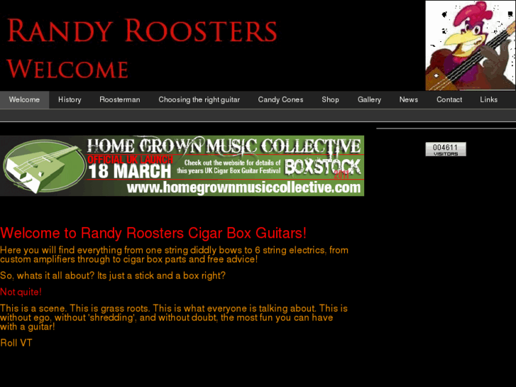 www.randyroosterscigarboxguitars.com