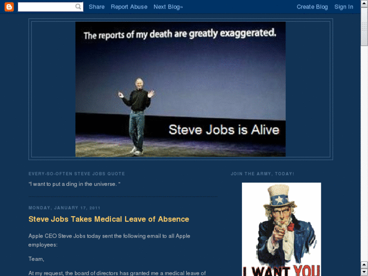 www.stevejobsisnotdying.com