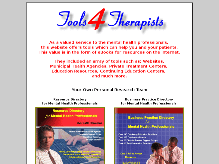 www.tools4therapists.com