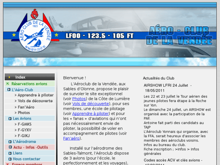 www.aeroclub-vendee.com