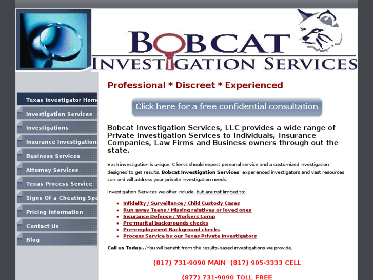 www.bobcatinvestigations.net