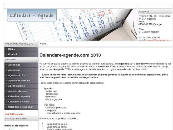 www.calendare-agende.com