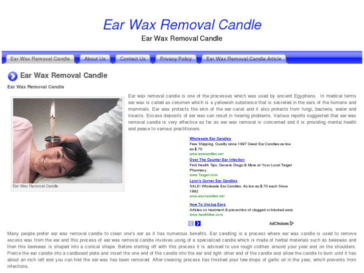 www.earwaxremovalcandle.org