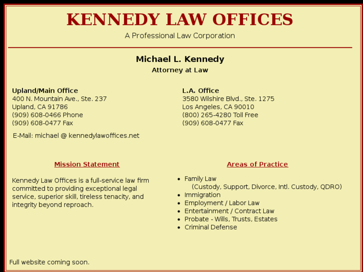 www.kennedylawoffices.net