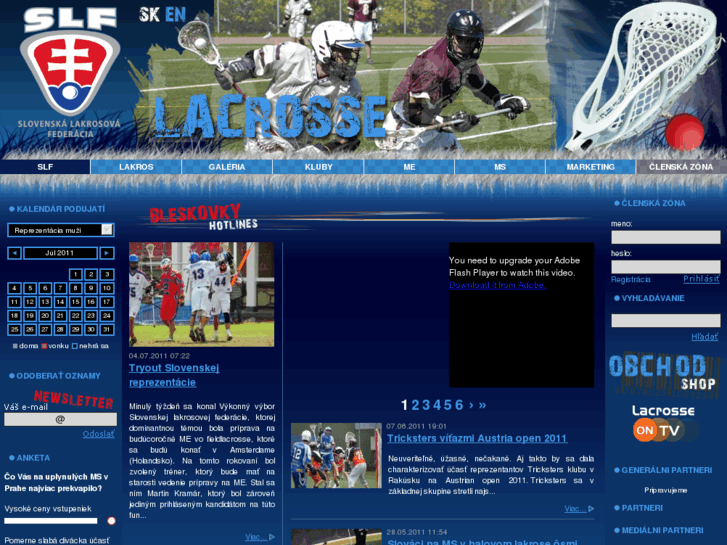 www.lacrosse.sk