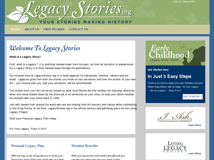 www.legacystories.org