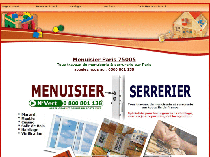 www.menuisierparis5.net