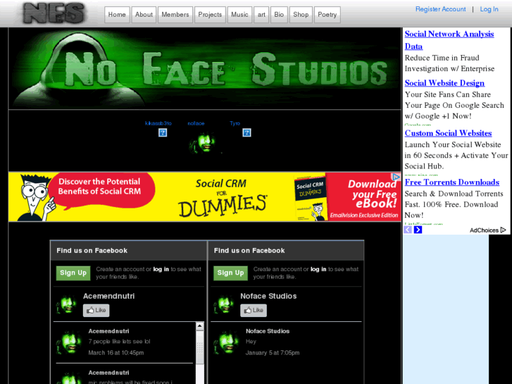 www.nofacestudios.com