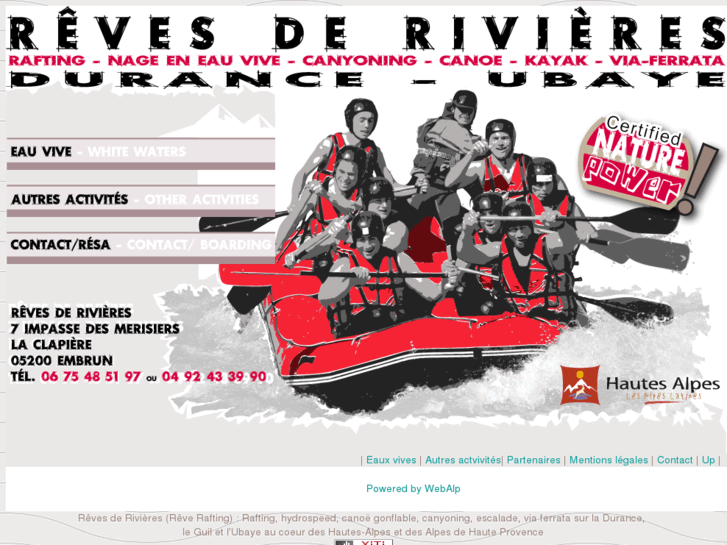 www.reves-rafting.com